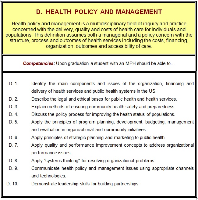 Health Policy and Management Scholarships, Fellowships & Training